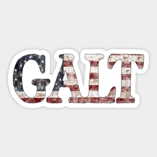 Galt, Ca Sticker